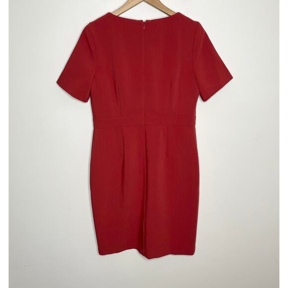 Ann Taylor Red Square Neck Dress - Picture 10 of 12
